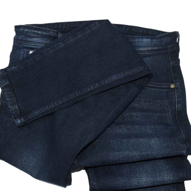 Bawa Style Men Dark Blue Slim Fit Mid-Rise Light Fade Stretchable Jeans