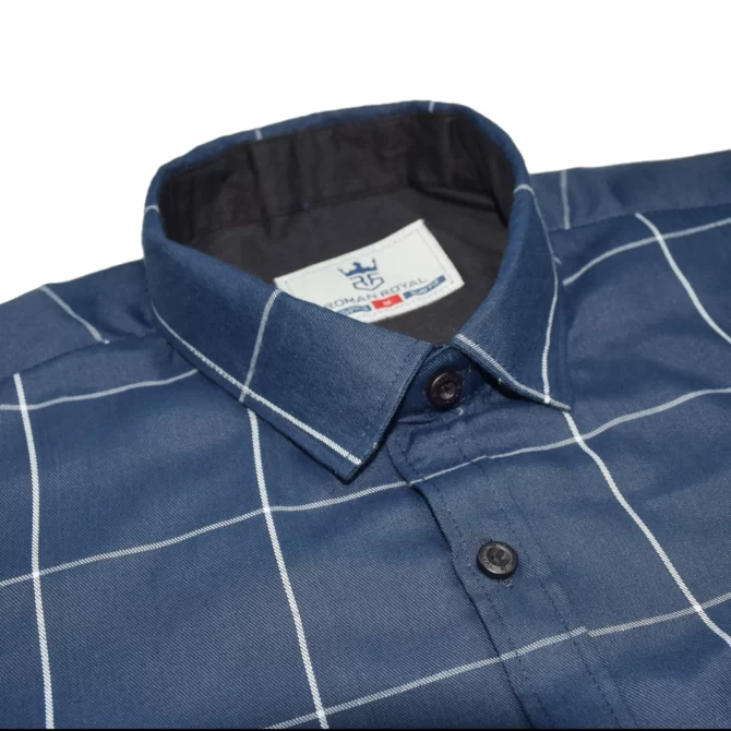 SHIRT0094-Roman-Royal-Premium-Cotton-Twill--Dark-Blue-and-White-and-Checks-Full-Sleeve-Slim-Fit-Casual-Shirts-01.webp