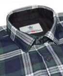 SHIRT0099-Roman-Royal-Premium-Cotton-Twill-Indigo-and-Green-White-Broad-Checks-Full-Sleeve-Slim-Fit-Casual-Shirts-01.webp